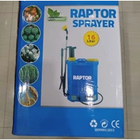 ELECTRIC AGRICULTURAL SPRAY PUMP 2 RAPTOR CAP FUNCTIONS. 16 LTR