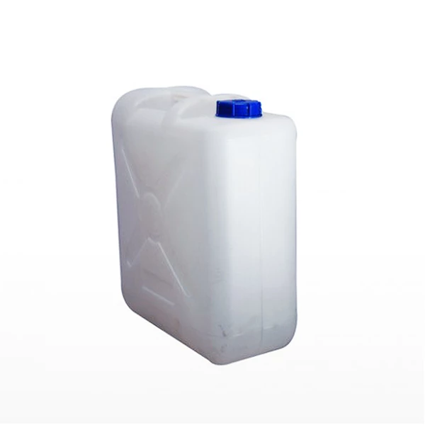 PLASTIC JERIGEN WARANA WHITE CAP. 20 LITERS AS A CONTAINER OF CLEAN WATER