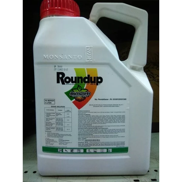 DRUG ELIMINATION GRASS THAT IS HARD AND HARD TO DIE ROUNDUP CAP 4 LTR