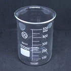 GLASS BEAKER AS A CONTAINER CONTAINER FOR WRITING MIXING AND HEATING LIQUID USED IN THE LABORATORY 1