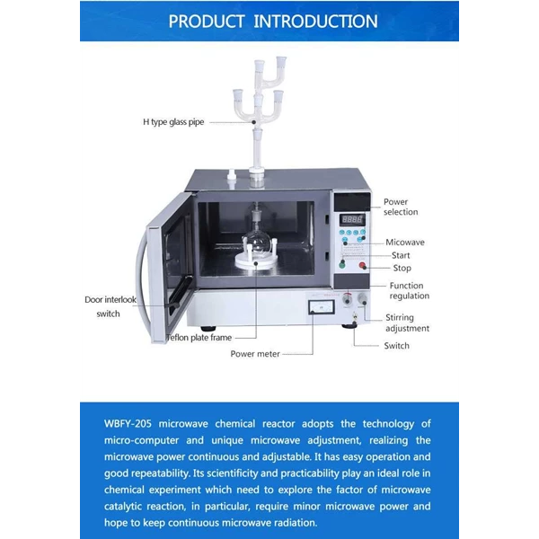 WBFY-205 microwave chemical reactor - Alat Laboratorium Umum
