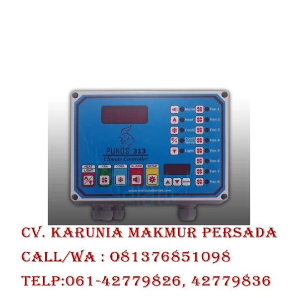Climate Controller PUNOS 313 (2 Temperature Sensors + 1 Humidity Sensor) - Mold Temperature Controller