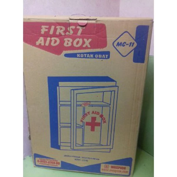 P3K BOX AS A PLACE FOR FIRST AID MEDICINE