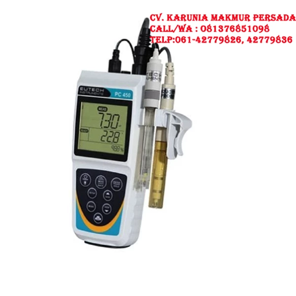 EUTECH PC450 Portable Multiparameter pH - mV-TDS - Temp - Conductivity Meter