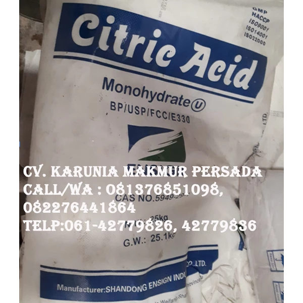 Citric Acid Monohydrate ex China