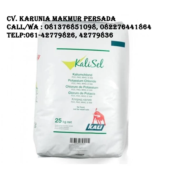 Potassium Chloride / KCL / Kalium Klorida FOOD GRADE