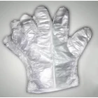 CLEAR AND BLUE PLASTIC GLOVES 2
