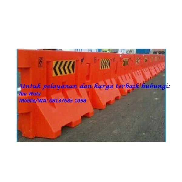 Road Barrier Plastik Hdpe 1200 x 800 x 500 mm