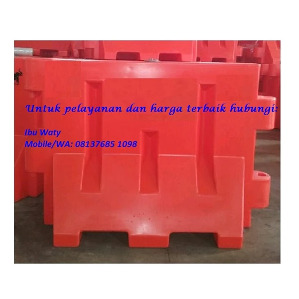 Hdpe Plastic Road Barrier 1200 x 800 x 500 mm