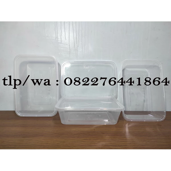Thin Wall kotak plastik 500- 750 -1000 ml