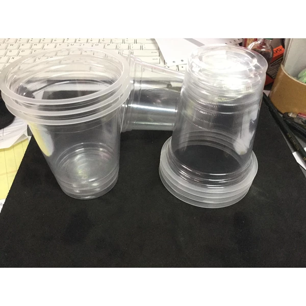 Plastic Glass Cup 10 Oz 12 Oz 14 Oz 16 Oz / Bubble Glass / Pop Ice Glass - 10 OZ 296ml
