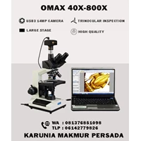 Mikroskop Trinokular OMAX 40X - 800X 