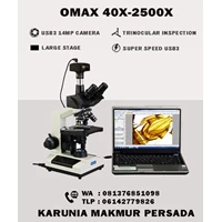 Mikroskop Trinokular Omax 40 - 2500