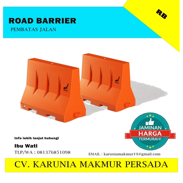 Road Barrier Orange for PPKM / Traffic Barrier