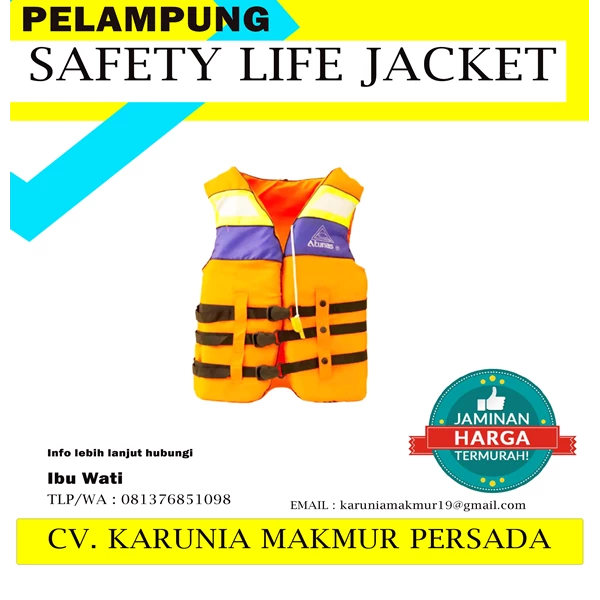 Safety Life Jacket Pelampung Atunas