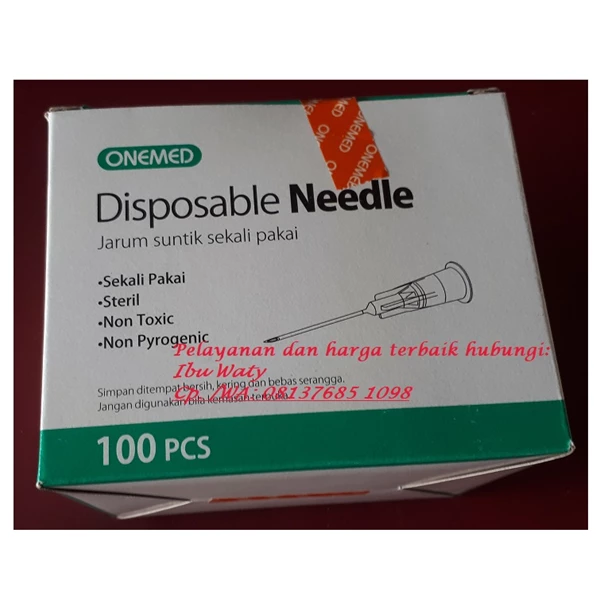 DISPOSABLE NEEDLE 18G ONE MED