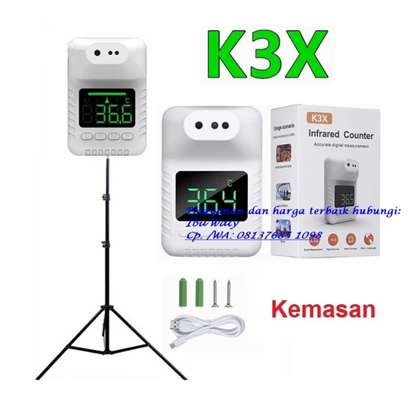 Termometer Suhu Badan Digital InfraRed K3x